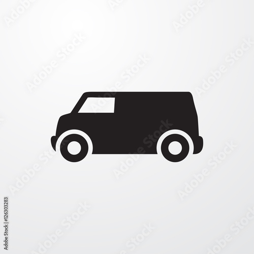 van icon illustration