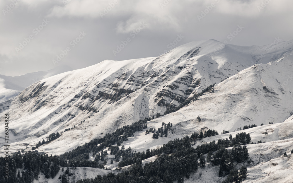 Obraz premium snow-capped mountains in Arkhyz