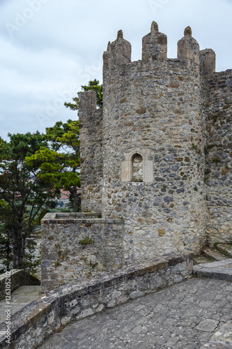 Medieval castle of San Vicente de la Barquera, Spain