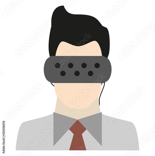 Business with reality headset