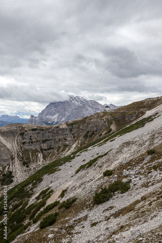 Dolomites mountain panorama ,Italy