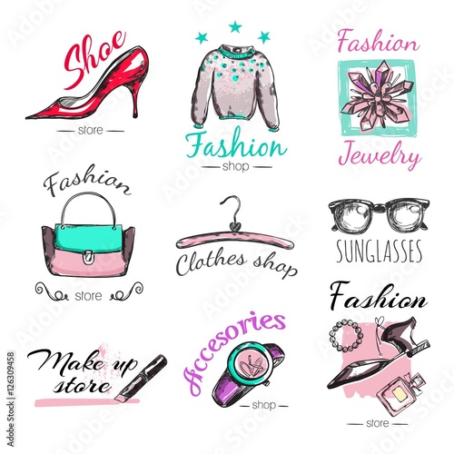 Fashion Goods Logo Set