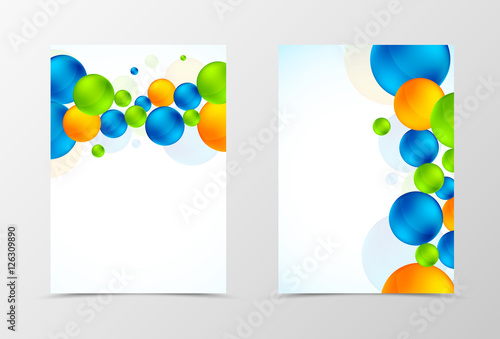 Front and back dynamic flyer template design