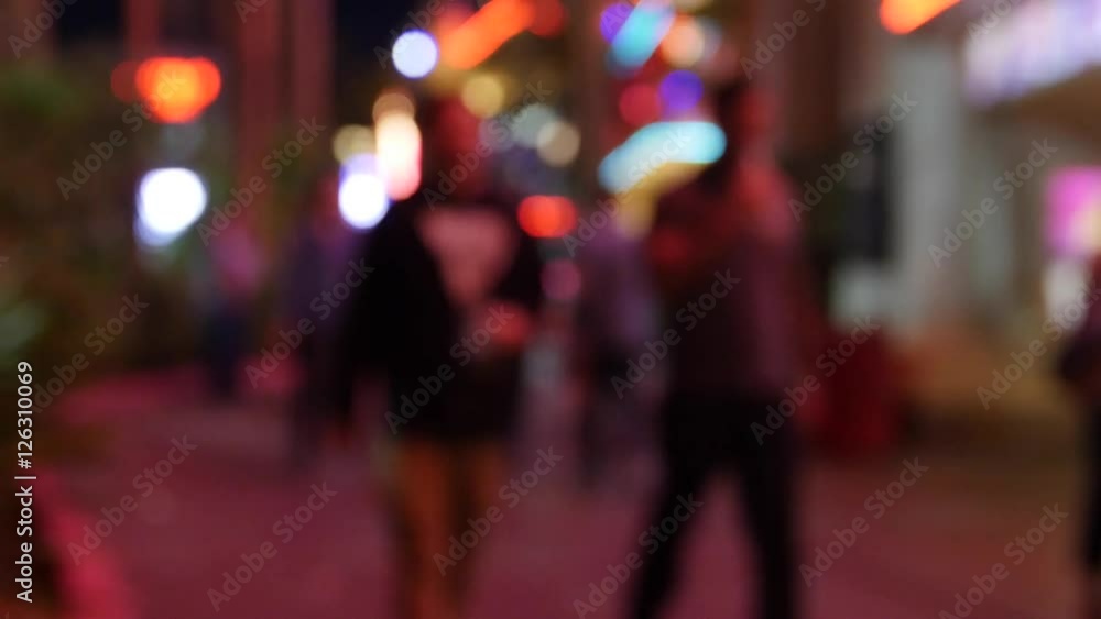 Tourists walking on the Las Vegas Strip Tourists walking on the Las Vegas Strip