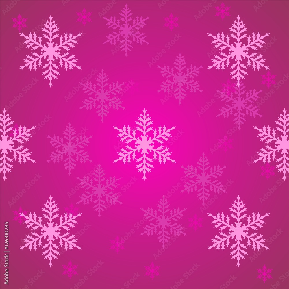 Christmas Pink Snowflakes pattern Christmas Pink Snowflakes pattern
