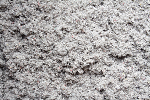 eco-friendly cellulose insulation made from recycled paper photo