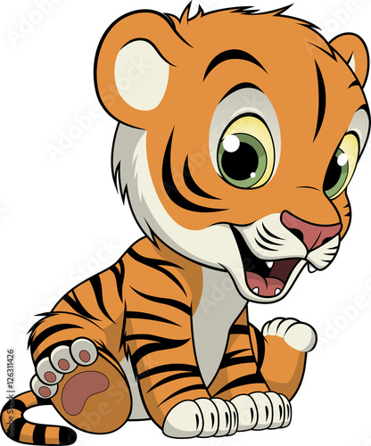 Little funny tiger