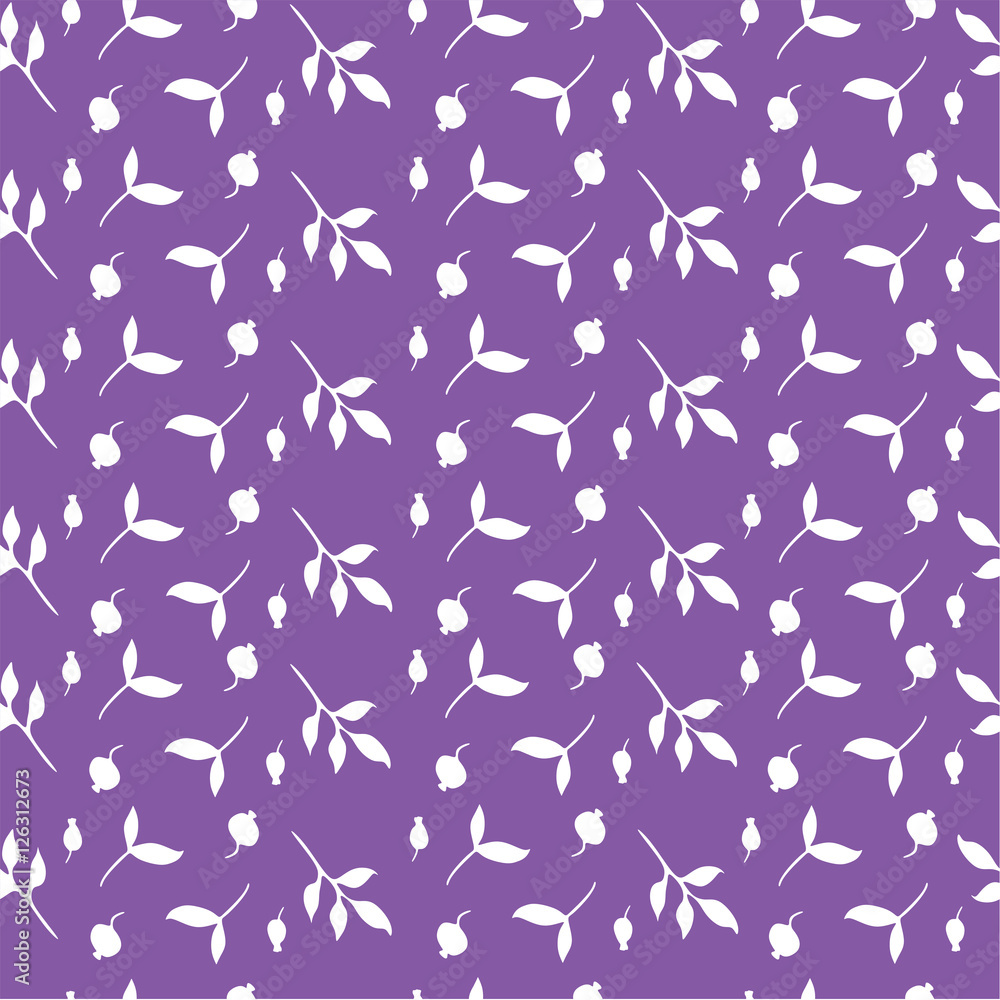 berries. leaves. print with floral motifs. berries. leaves. print with floral motifs.