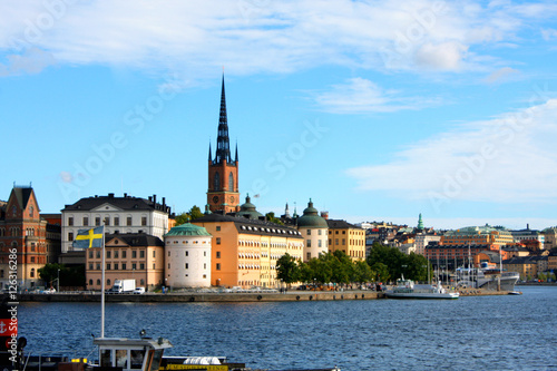 Landscape from Stockholm city hall in summer, Sweden. © Miroslav110
