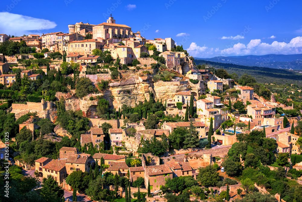 Gordes historical hilltop town, Provence, France