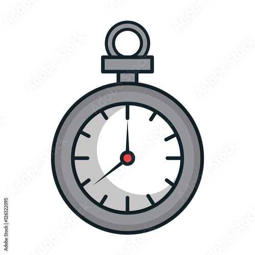 chronometer watch isolated icon vector illustration design