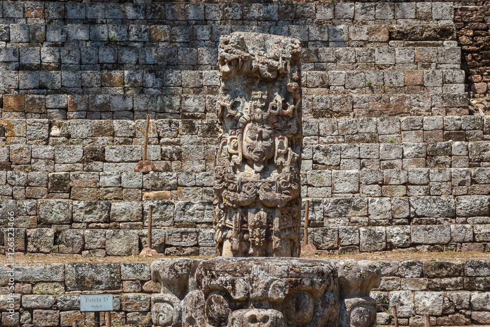 Ruins of the ancient Mayan city of Copan, Honduras
