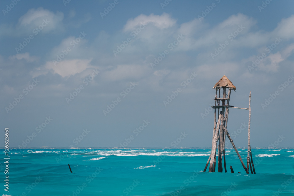Caribbean coast of Isla Mujeres, near Cancun, Mexico