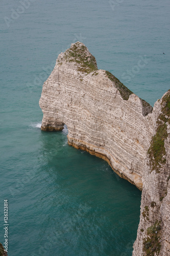 Famous cliffs in Etretat, Normandy, France photo