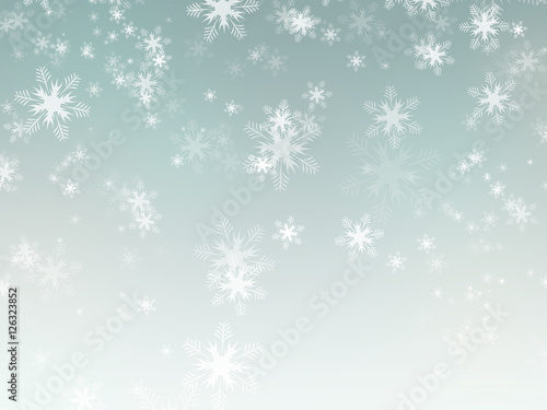 Beautiful abstract snowflake Christmas background.