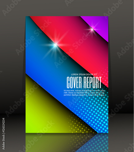 Template design for cover. Banner in A4 size. Abstract background. Vector, illustration.