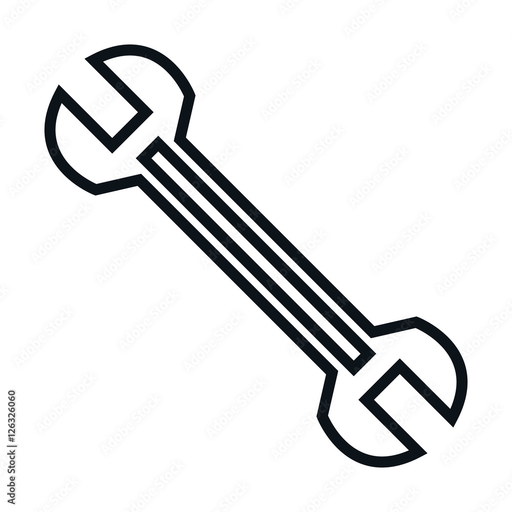 wrench tool isolated icon vector illustration design wrench tool isolated icon vector illustration design