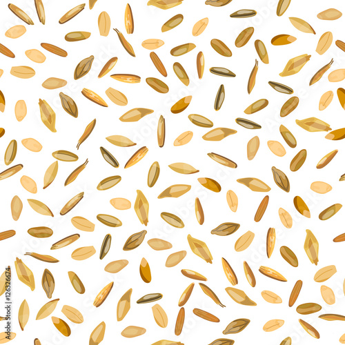 pattern wheat and rye grains