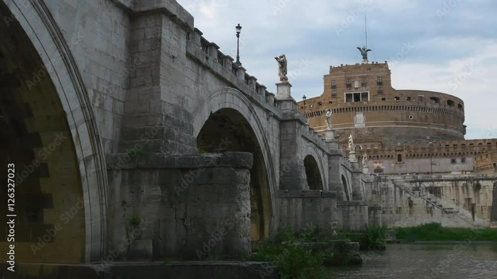 rome castle of the holy angel bridge tiber river bay view 4k italy
rome castle of the holy angel bridge tiber river bay view 4k italy
