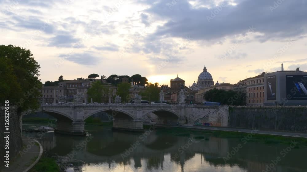 famous rome city tiber river vatican bay panorama 4k italy
famous rome city tiber river vatican bay panorama 4k italy