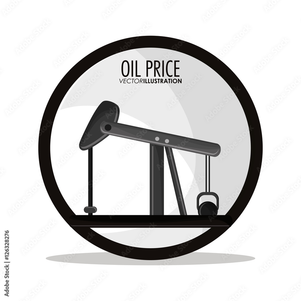 Oil pump icon. Oil price industry fuel production and gasoline theme. Isolated design. Vector illustration Oil pump icon. Oil price industry fuel production and gasoline theme. Isolated design. Vector illustration