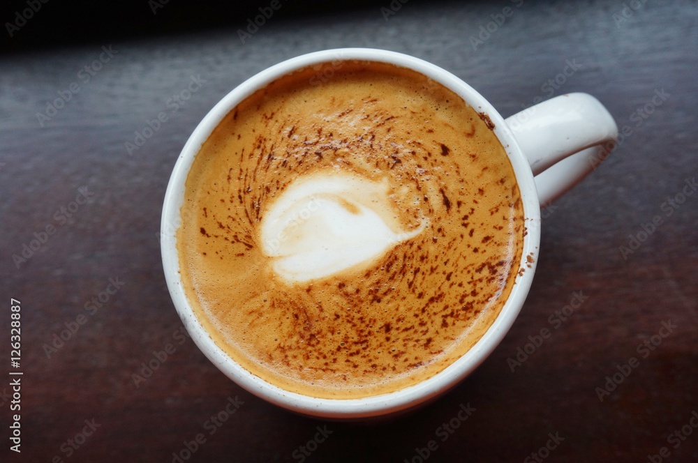 vegan non-dairy cappuccino coffee 
