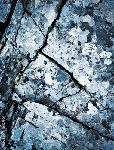 texture blue tint limestone rock