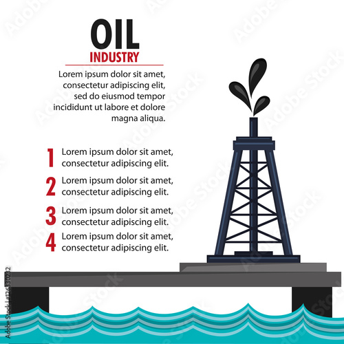 Tower icon. Oil price industry fuel production and gasoline theme. Isolated design. Vector illustration