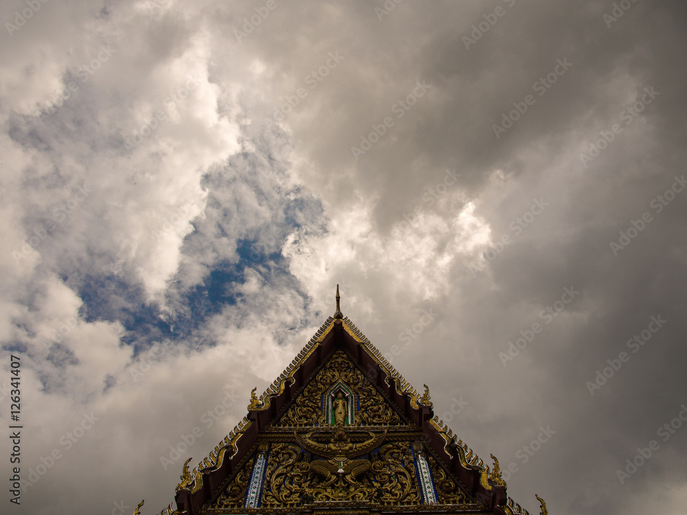 Fototapeta premium front Church of Buddist