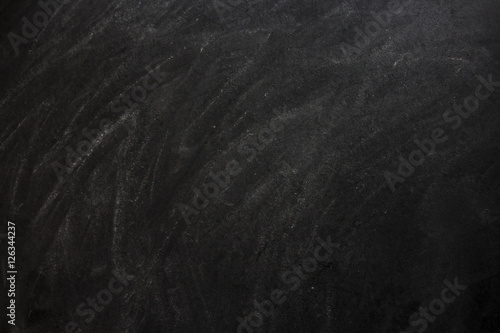 Chalk rubbed out on blackboard