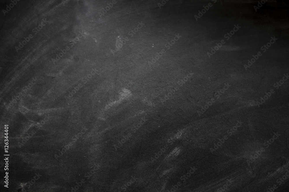 Naklejka premium Chalk rubbed out on blackboard