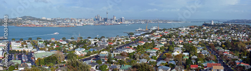 Auckland Panorama from Mount Victoria, Devonport towards City &