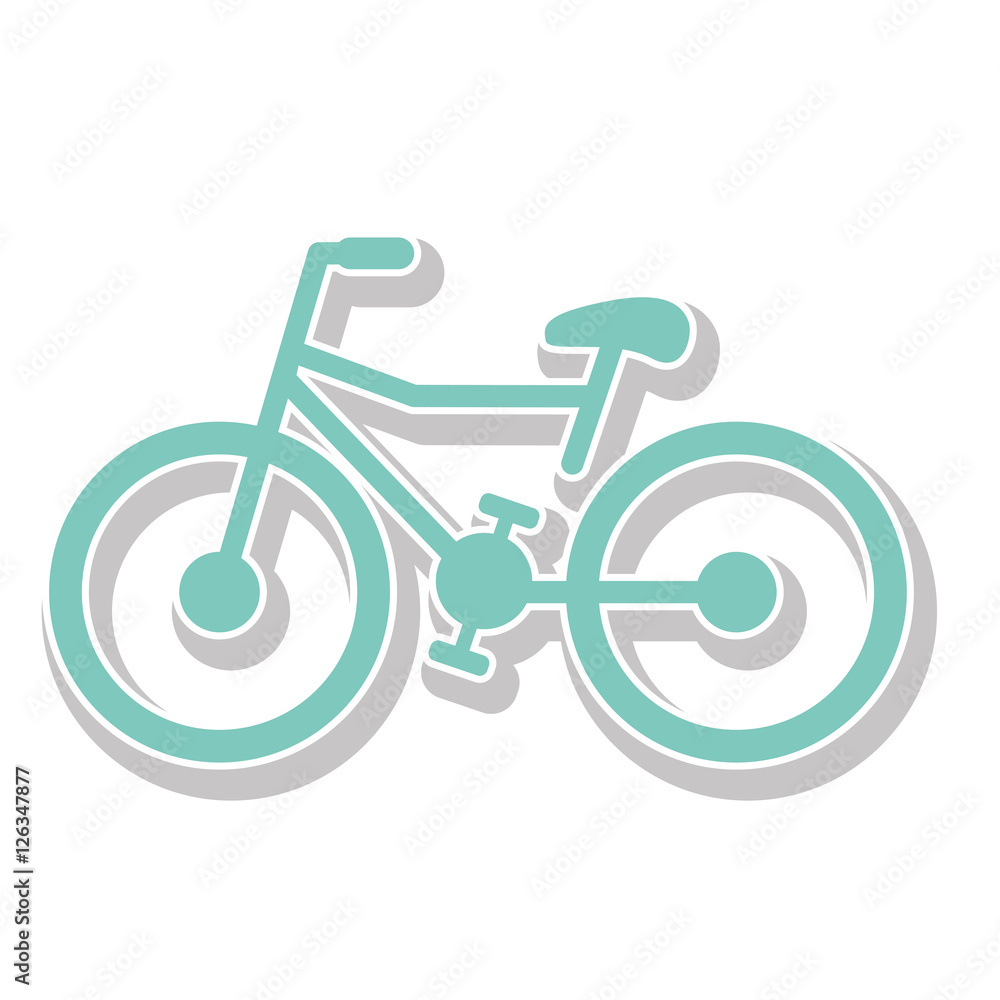 bicycle icon over white background. transportation vehicle design. vector illustration bicycle icon over white background. transportation vehicle design. vector illustration