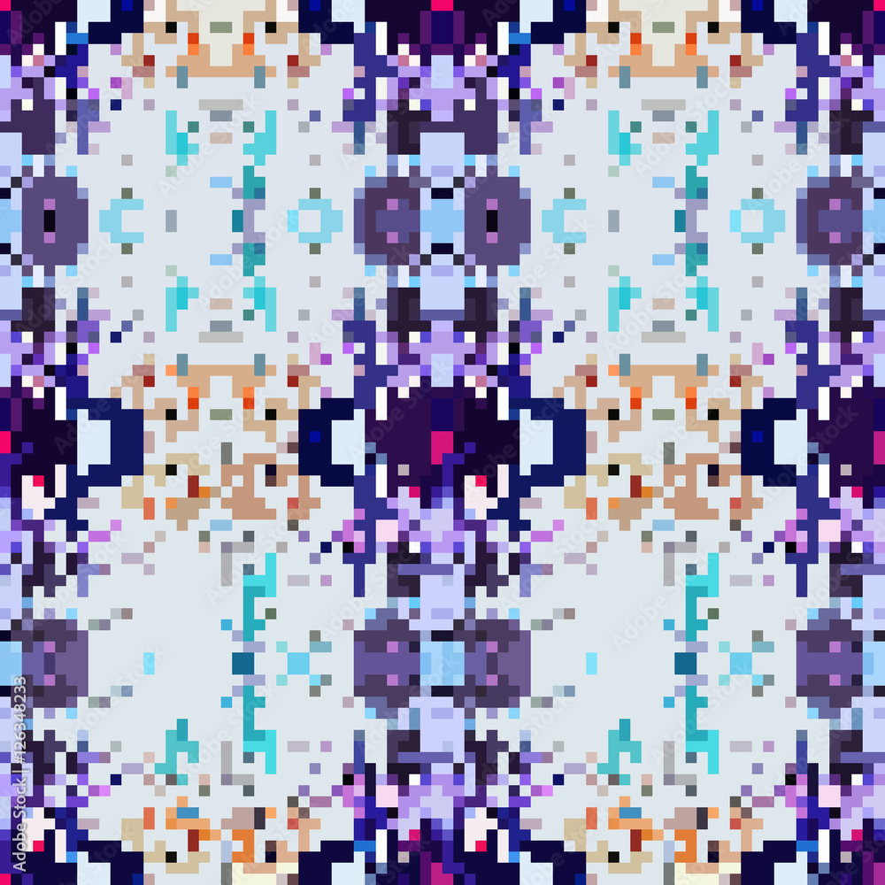Fototapeta premium seamless tileable pixel texture pattern