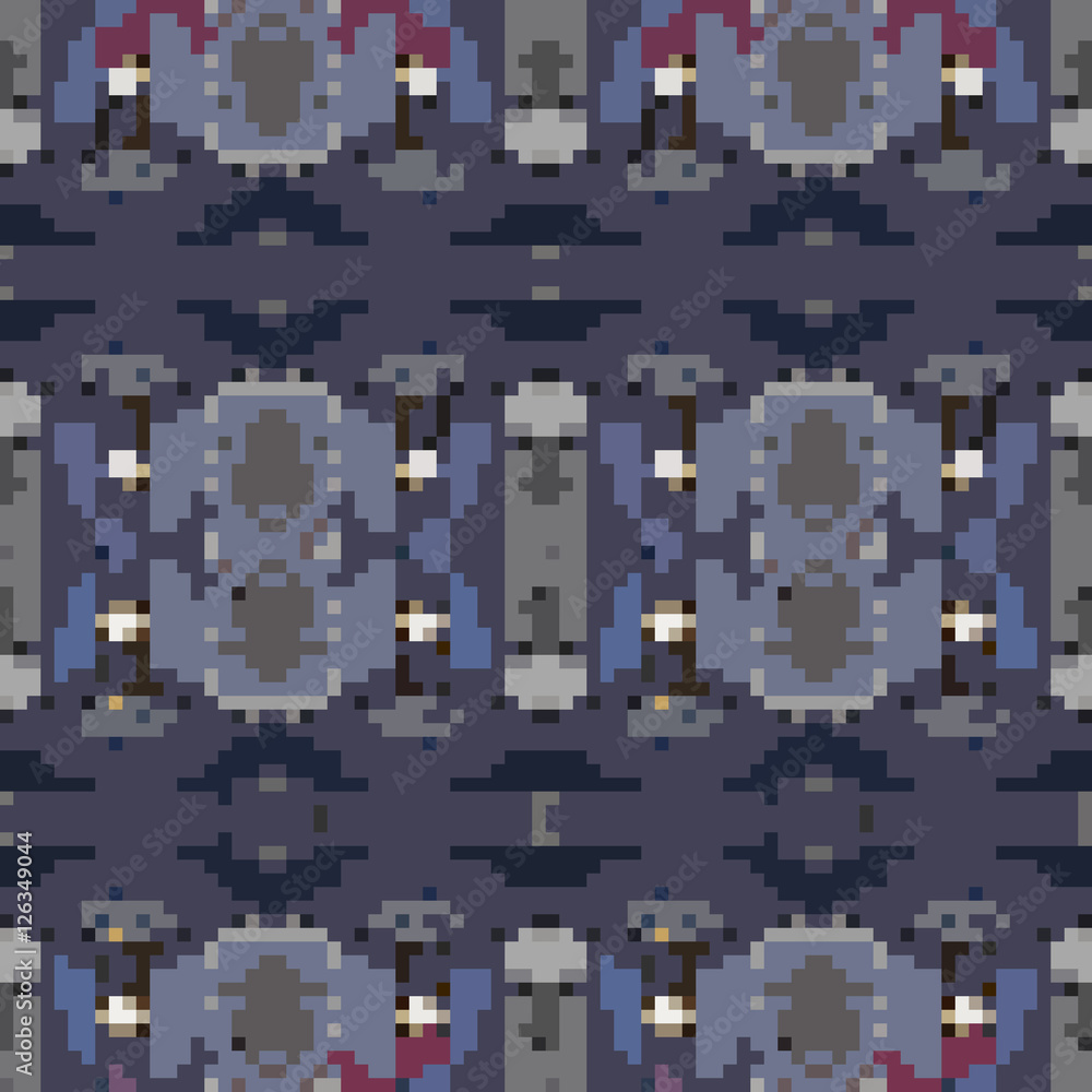 Fototapeta premium seamless tileable pixel texture pattern