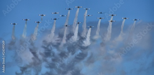Warbird Flying Formation