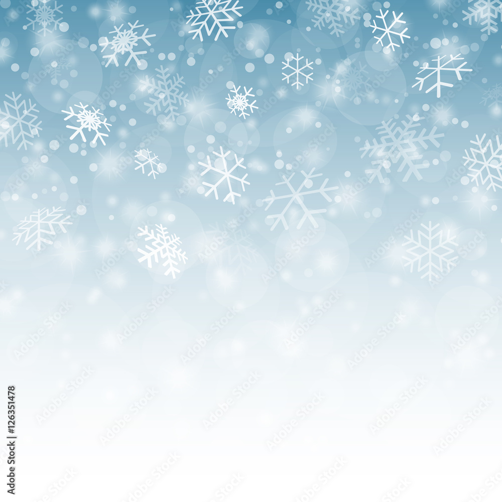 christmas time snow fall background