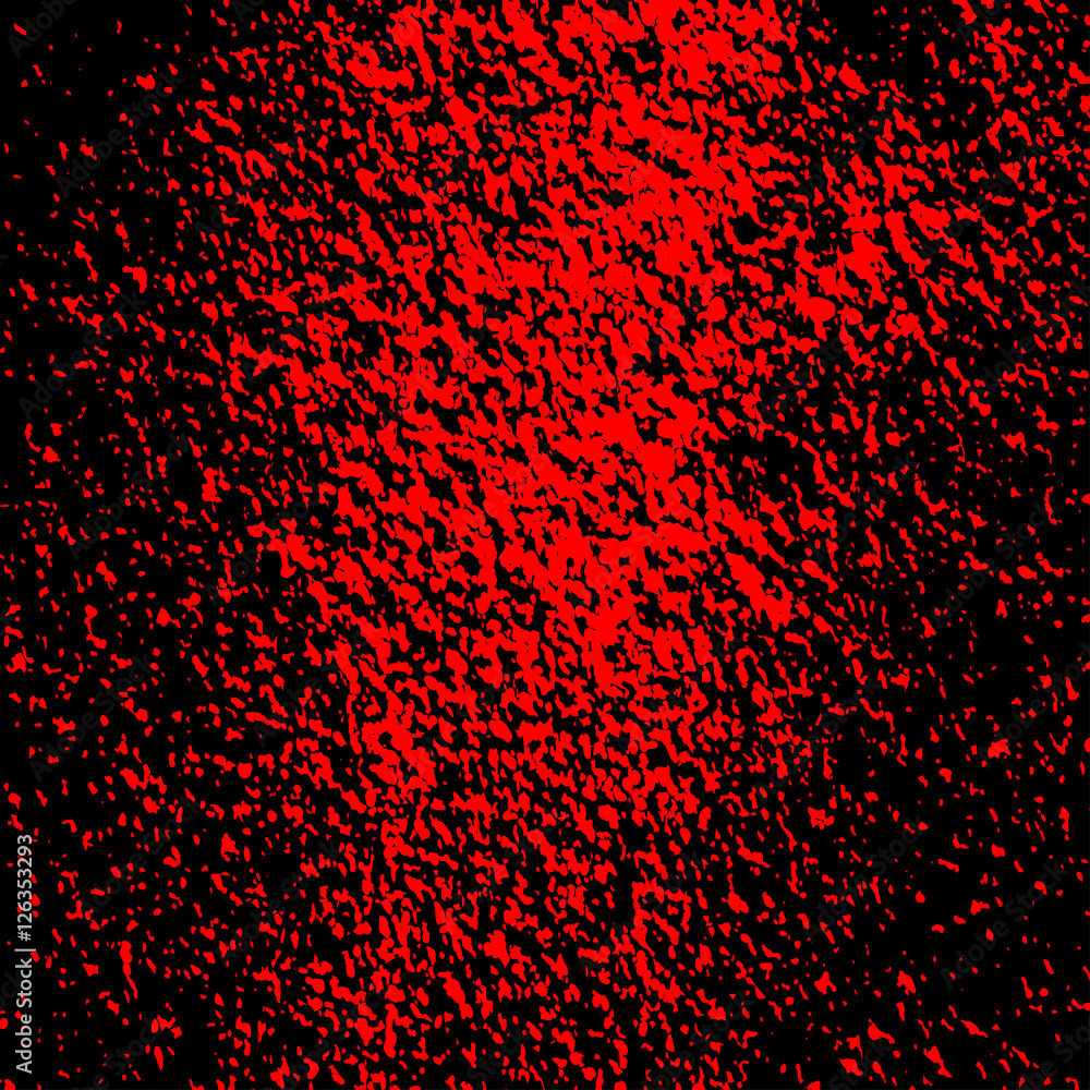 Red paint splashes on black background. Blood splatter. Grunge texture.  Stock Vector | Adobe Stock