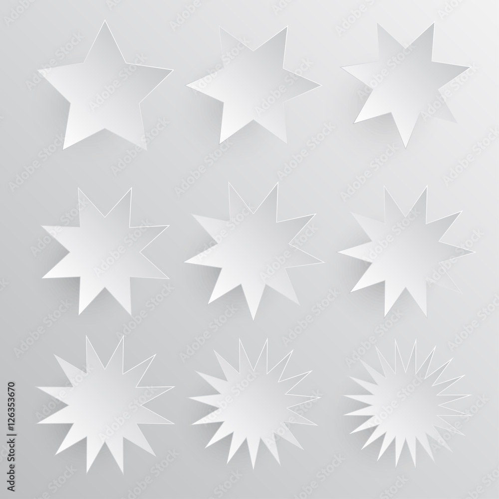 Paper Banner. Design Vector. Mockup. Star. Stars. Paper Banner. Design Vector. Mockup. Star. Stars.