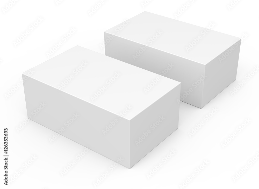 two blank template boxes