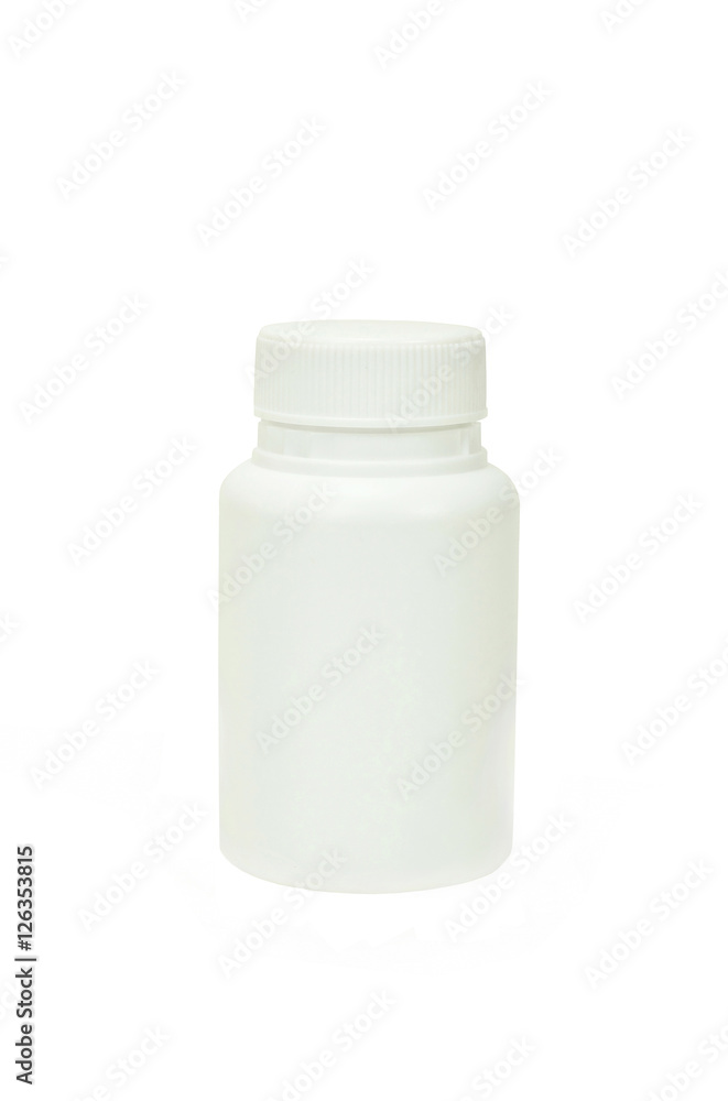 Pill Bottle isolated on a white background Pill Bottle isolated on a white background