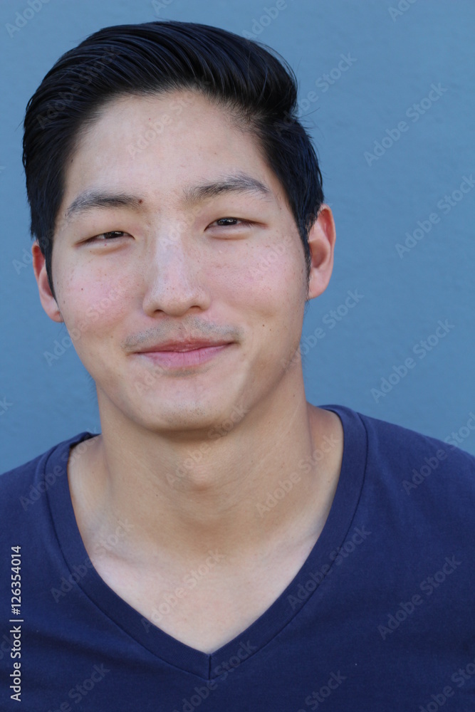 Portrait of an handsome asian man Portrait of an handsome asian man