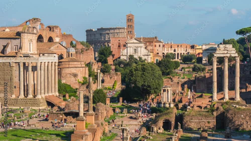 sunny day rome city roman forum temple of saturn colosseum panorama 4k time lapse italy
sunny day rome city roman forum temple of saturn colosseum panorama 4k time lapse italy