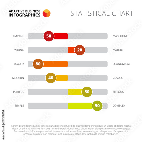 Comparative Bar Chart Slide Template