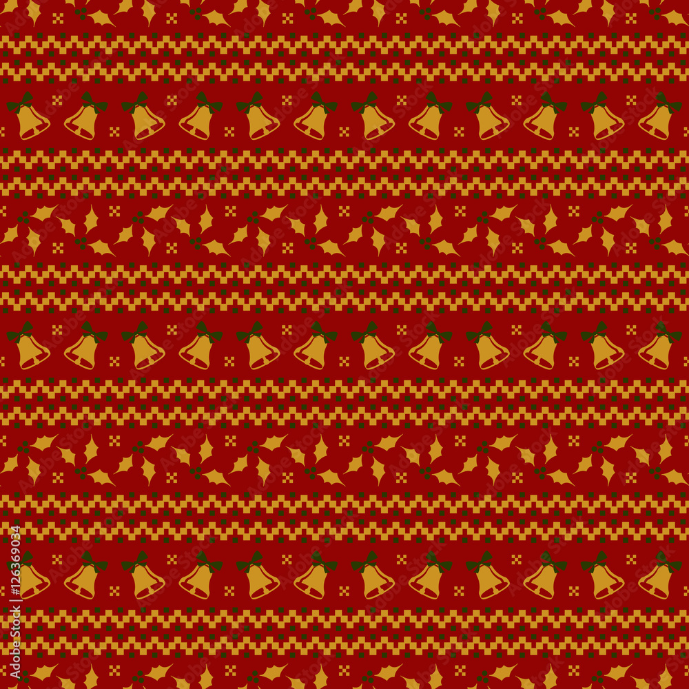 Christmas seamless pattern. Vector background. Christmas seamless pattern. Vector background.