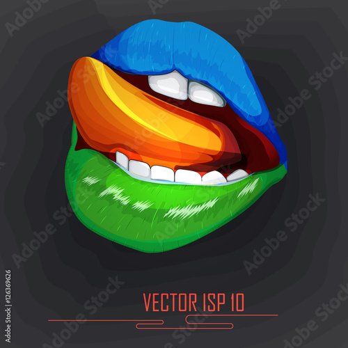 Open 3D mouth