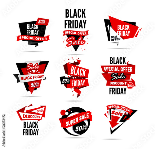 Black Friday Sale. Vector illustration