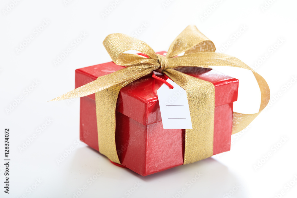 Obraz premium Gift box on white background