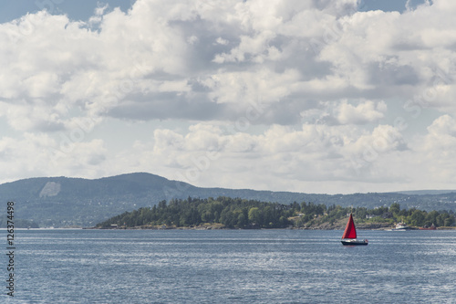 Sailboat in Oslo fjord 4