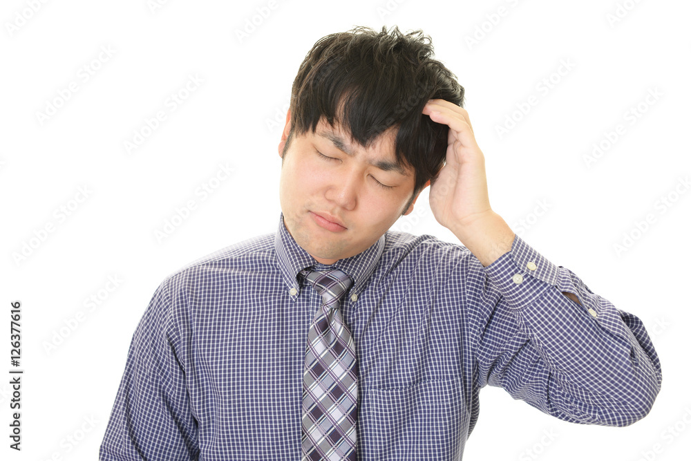 苦悩するビジネスマン